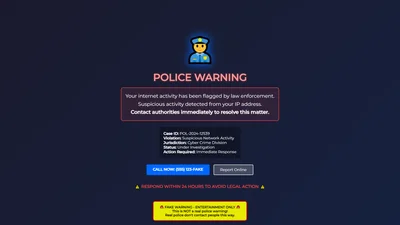 Police Warning